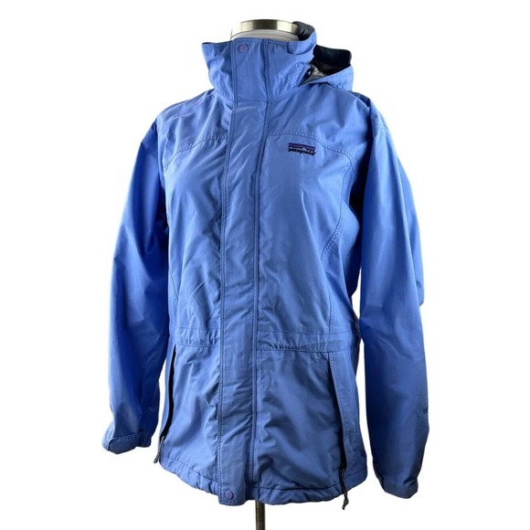 Patagonia Liquid Sky GoreTex Purple Blue Jacket Coat Women's Size Large HW9401 - Picture 4 of 16